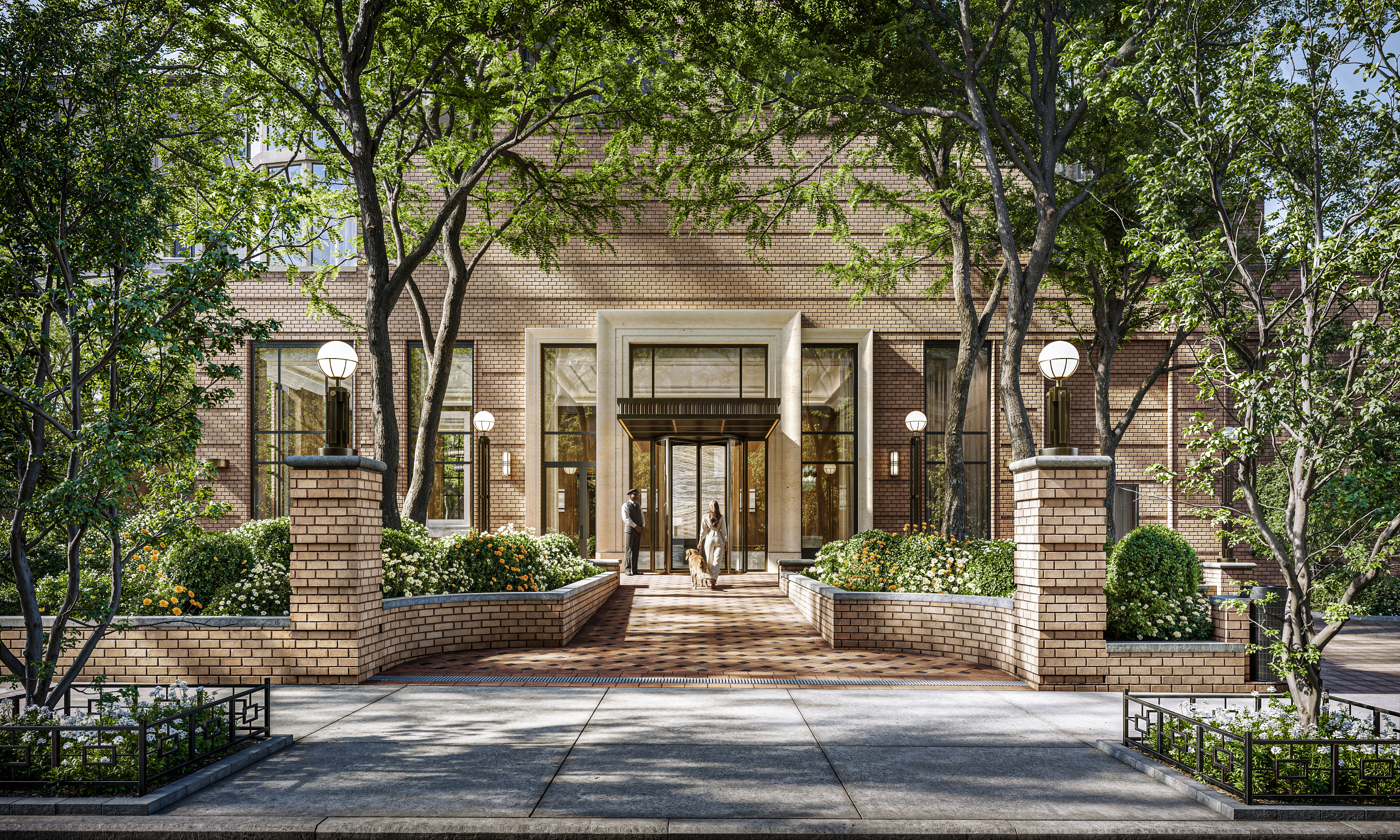 Foyer of Strathmore NYC luxury apartments on the upper east side